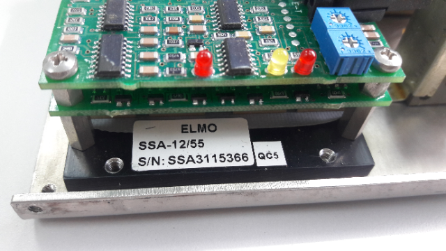 ELMO SSA-12/55 Miniature PWM Servo Amplifier for DC Servo Motors 